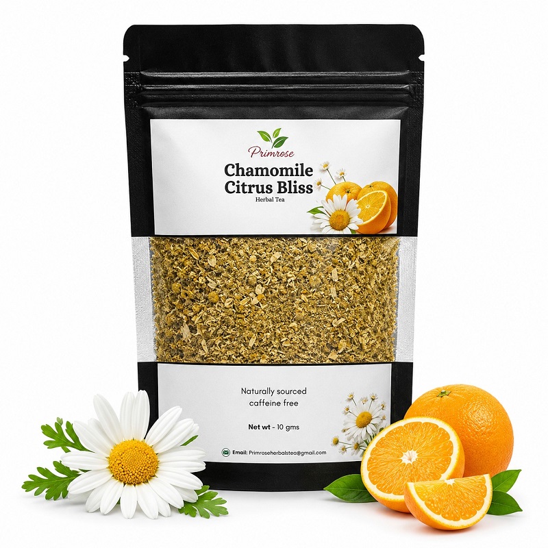 Chamomile Citrus Bliss Herbal Tea Pouch - 10 gm
